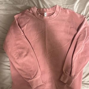 Lululemon pink oversized crewneck sweatshirt- size 4